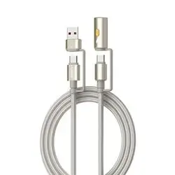 LDNIO LC18 4-in-1 Multiple Data Cable with Cigarette Lighter