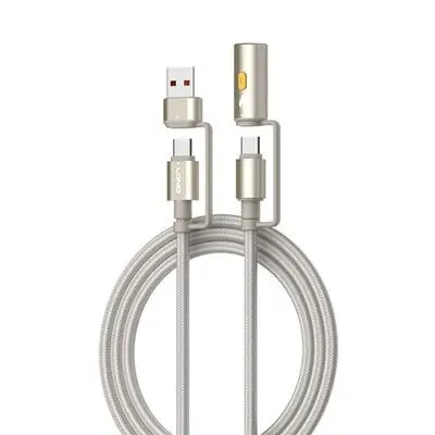 LDNIO LC18 4-in-1 Multiple Data Cable with Cigarette Lighter