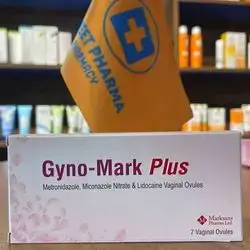 gyno-mark plus metronidazole , miconazole & lidocaine 7 vaginal ovules