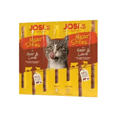 JosiCat - Meat Sticks Beef & Lamb 7×5g
