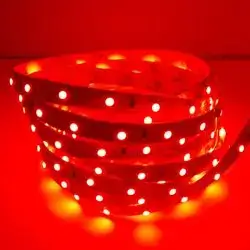 Strip Led Light Red Interior 5Mt. Single Chip
