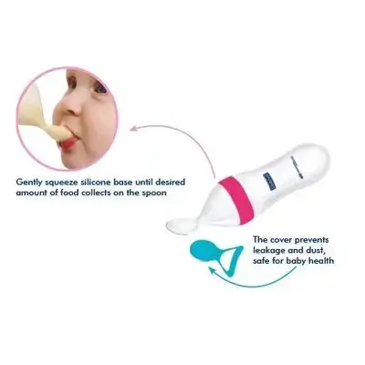 Silicone Squeeze Feeder - Blue