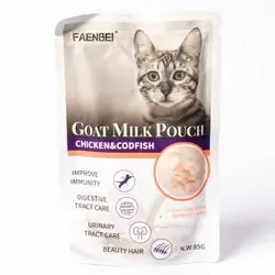 Faenbei Cat Wet Food Pouch Chicken And Codfish