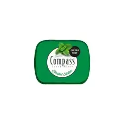 Compass Pepper Mint Drops Free Sugar 50 Pcs 14 Gm