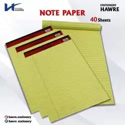 Note paper yellow- sinarline