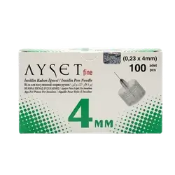 Insulin Pen Needle 4mm 100Pcs _ AYSET