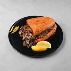Beef And Mushroom Tantuni French bun
