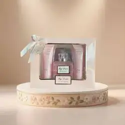 The "My Dear" women's gift set includes perfume, body wash, and body cream.