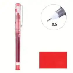 0.5 mm Gel Pen - Snow White X55 - red Ink