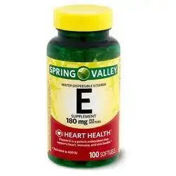 spring valley vitamin E 180 mg (100 softgels)