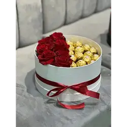 Box of Red Rose & Raffaello