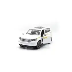 mini car land cruser white