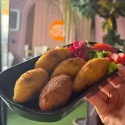 Meat Kibbeh With Salad