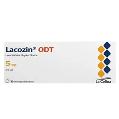 Lacozin ODT (Levocetirizine Dihydrochloride 5mg) 30 Orodispersible Tablets _ La Colina