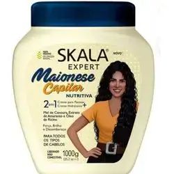 Skala Maionese Capilar 2 in 1 Cream - Deep Hydration and Natural Shine, 1000g