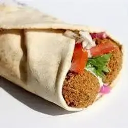 Falafel Sandwich With Lebanese Bread
