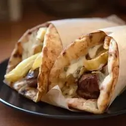 Meat Shawarma With Cheese