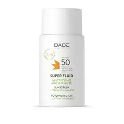 BABÉ Super Fluid Mattifying Sunscreen SPF 50 (With Niacinamide)