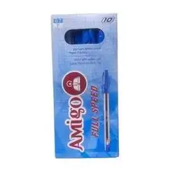 Packet Amigo Pen-Blue-10pcs