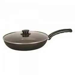Mehtap Onyx Pan With Glass Lid 30 Cm - IT3027KTEFLN