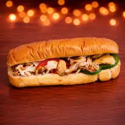 Chicken Shawarma Sandwich With Turkish Samun