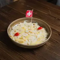 Farfalle with Four Swiss Cheeses