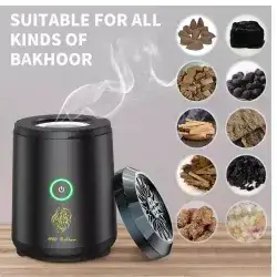 Electronic Mini Bukhoor Burner BK-18 – Black