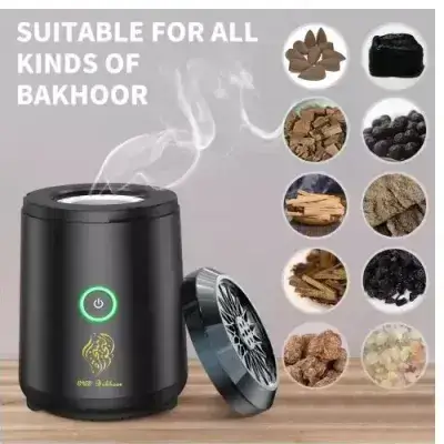 Electronic Mini Bukhoor Burner BK-18 – Black