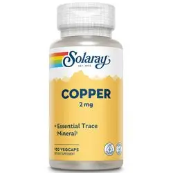 Copper 2mg 100 vegcaps.