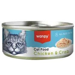 WANPY Cat Food - Chicken & Crab 95G