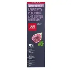 splat sensetive white toothpaste- fruit mint - gentle whitening & sensetivity reduction and 75ml