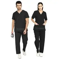 Scrubs Set Black Unisex