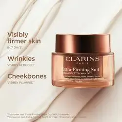 Clarins extra-firming nuit wrinkle-smoothing revitalizing night cream for dry skin 50ml