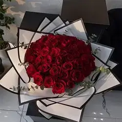 60 Red Roses Bouquet