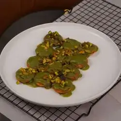 Pistachio Bubble Pancakes