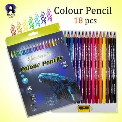 Soft Colour Pencils 18colour-flamingo