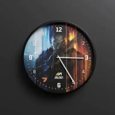 Gaming Wall Clock CALL OF DUTY BLACK OPS 7