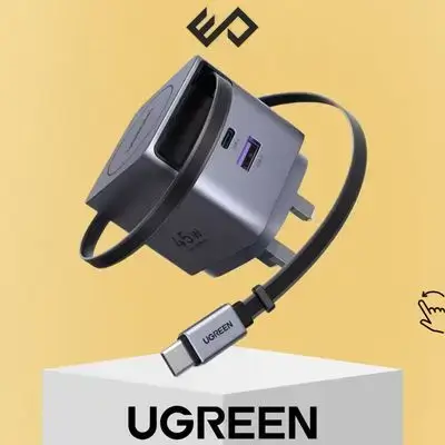 UGREEN Nexode Pro 45W Charger with Retractable USB-C Cable