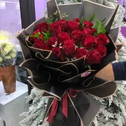 Bouquet Of Flowers With Accessories