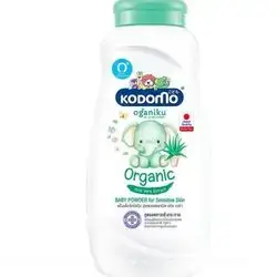 KODOMO Organic Aloe Vera Extract Baby Powder for Sensitive Skin 160g