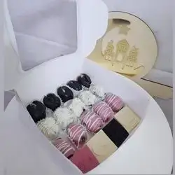 Maryam Date Box Stuffed With Nuts and Covered in Chocolate