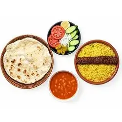 1 Shish Kebab On Biryani