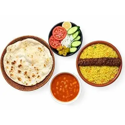 1 Shish Kebab On Biryani