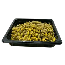 Grilled olives