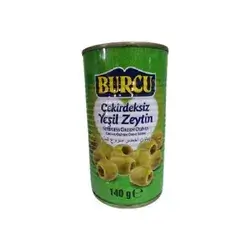 Burcu Seedless Green Olives 140g