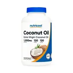 Nutricost Coconut Oil Softgels 120 SOFTGELS