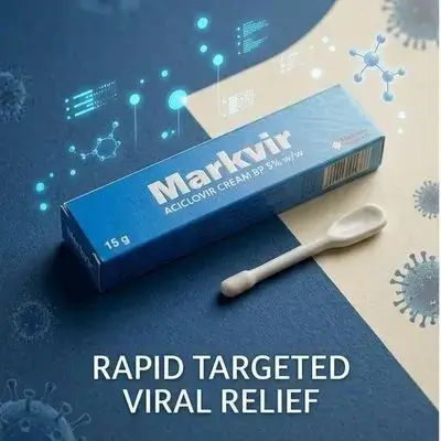 Markvir Aciclovir Cream BP 5% w/w – 15 g