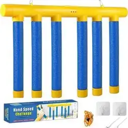 Stick Drop Game, Stick Catching Challenge Game, Interaction Training Game for Catching Falling Sticks, Hand-Eye Coordination Training Game, Family Games for Kids