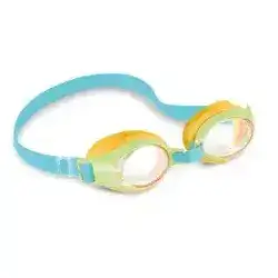 Junior Goggles Age Aqua Flow 3-8 Orange Green