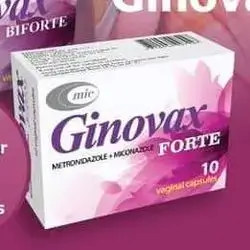 GINOVAX BIFORTE 10 VAGINAL CAPSULES